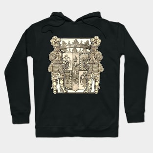Coat of arms of brave knight wearing armor Hoodie